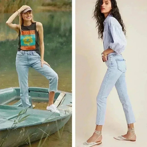 Anthropologie Paige Hoxton Ultra High-Rise Slim Jeans Size 29 - Picture 1 of 16